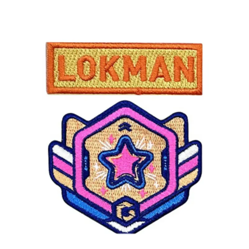 Custom embroidered patch