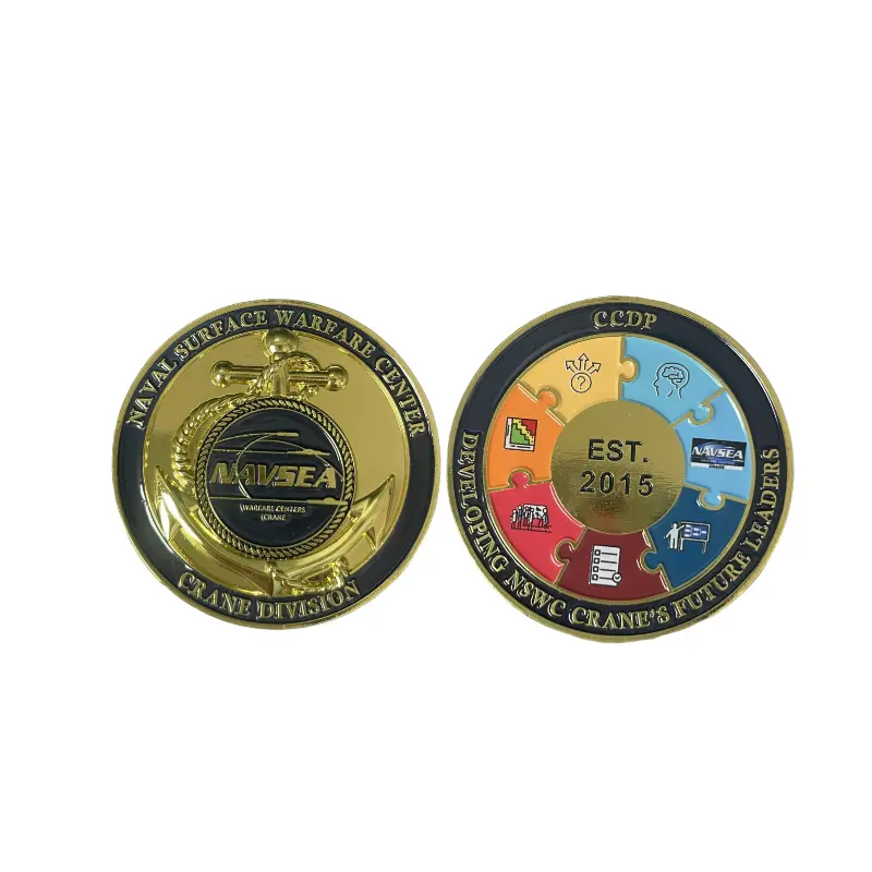 Custom Navy challenge coins thumbnail