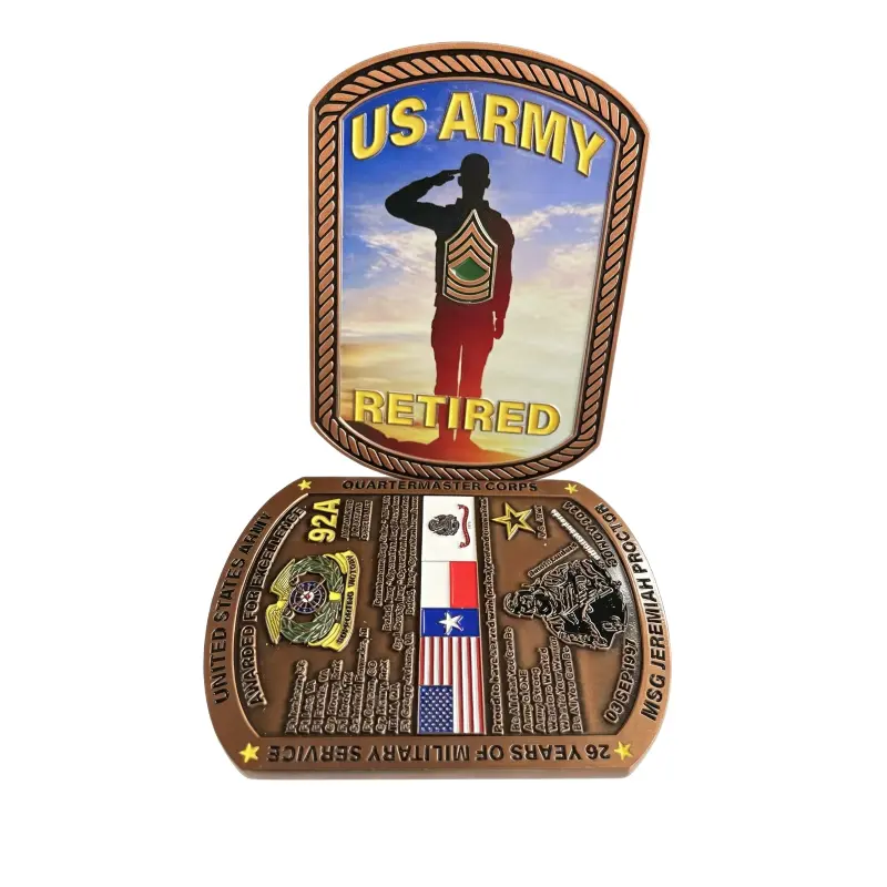 Honoring the American veteran coin thumbnail