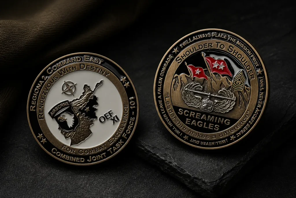 custom army unit challenge coins