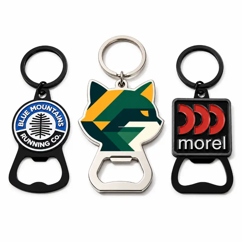 Custom metal bottle opener keychains thumbnail