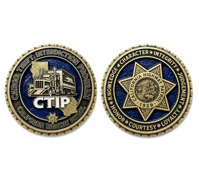 Highway police challenge coins thumbnail