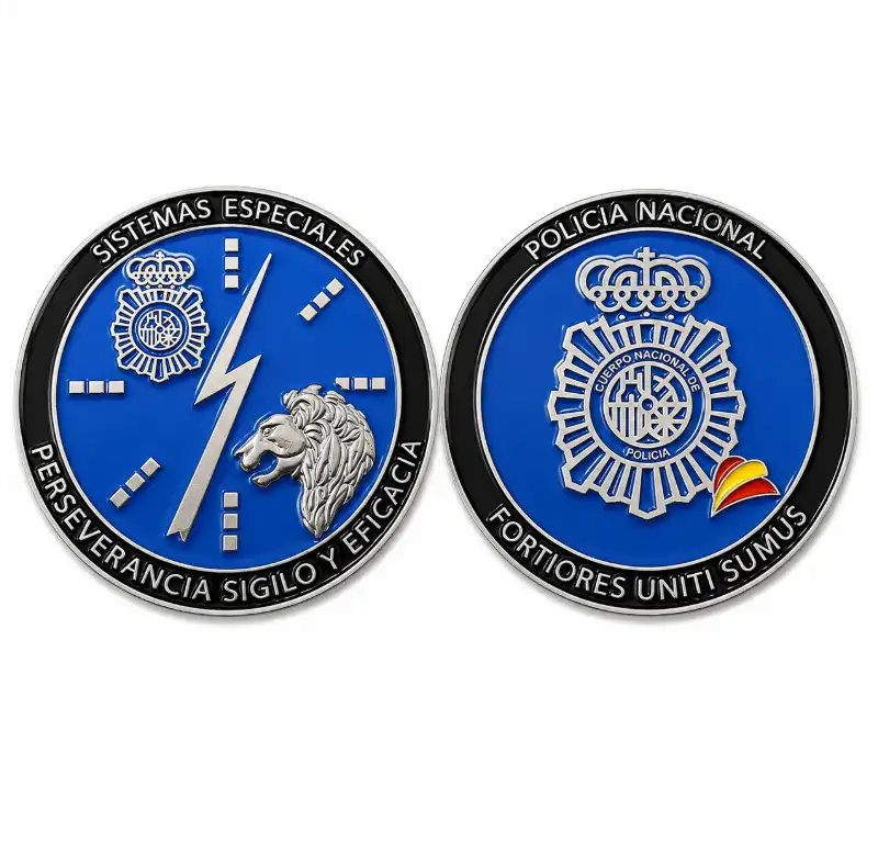 Custom police coins thumbnail