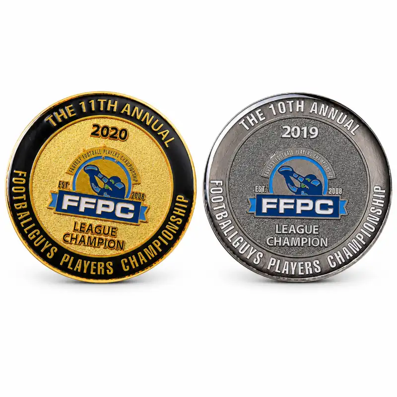 Custom sports team challenge coins thumbnail